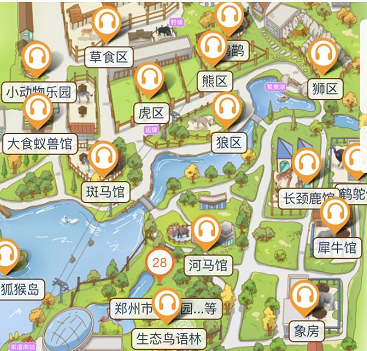 河南鄭州動物園上線了電子導覽、語音講解、手繪地圖.png