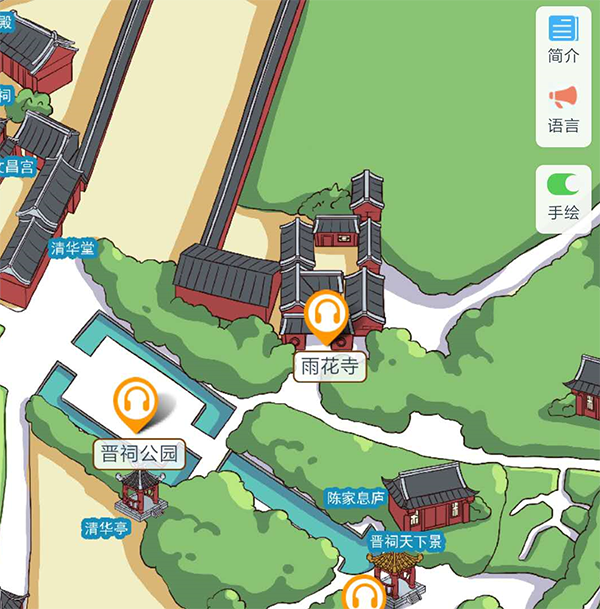 山西太原晉祠公園手繪地圖語音講解電子導(dǎo)覽.png