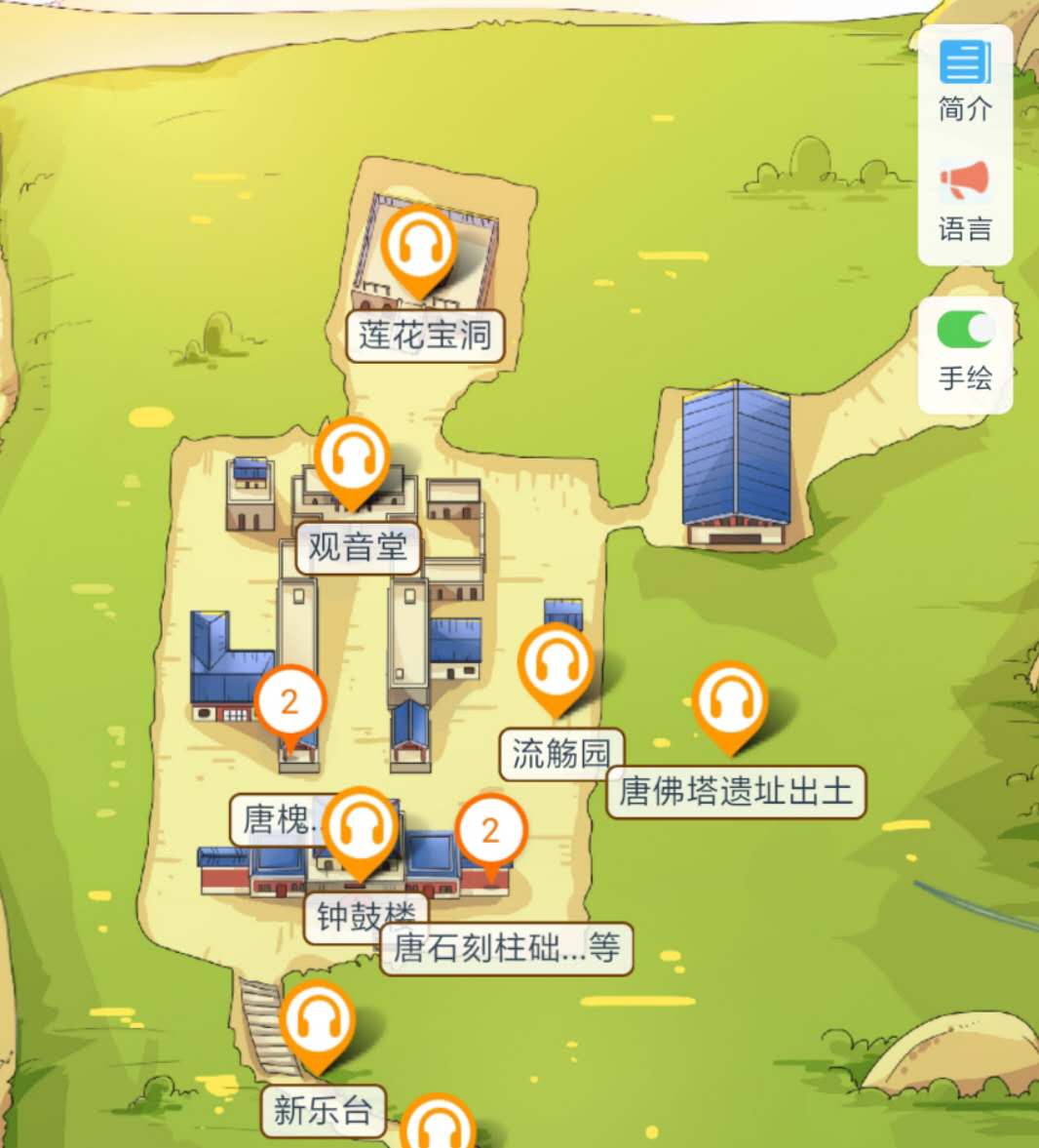 山西太山龍泉寺景區手繪地導覽圖、語音講解、智能導覽.jpg