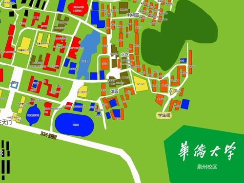 福建省泉州五店市少林寺、華僑大學(xué)手繪地圖，智能導(dǎo)覽系統(tǒng)上線.jpg