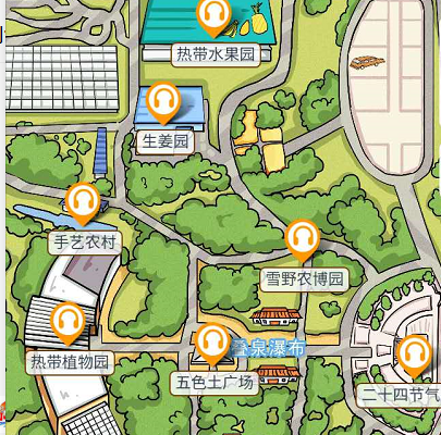 山東萊蕪雪野農博園4A景區手繪地圖、電子導覽、語音講解上線.png