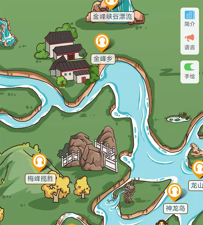 浙江杭州5A級千島湖景區手繪地圖、語音講解、電子導覽等智能導覽系統上線啦.png