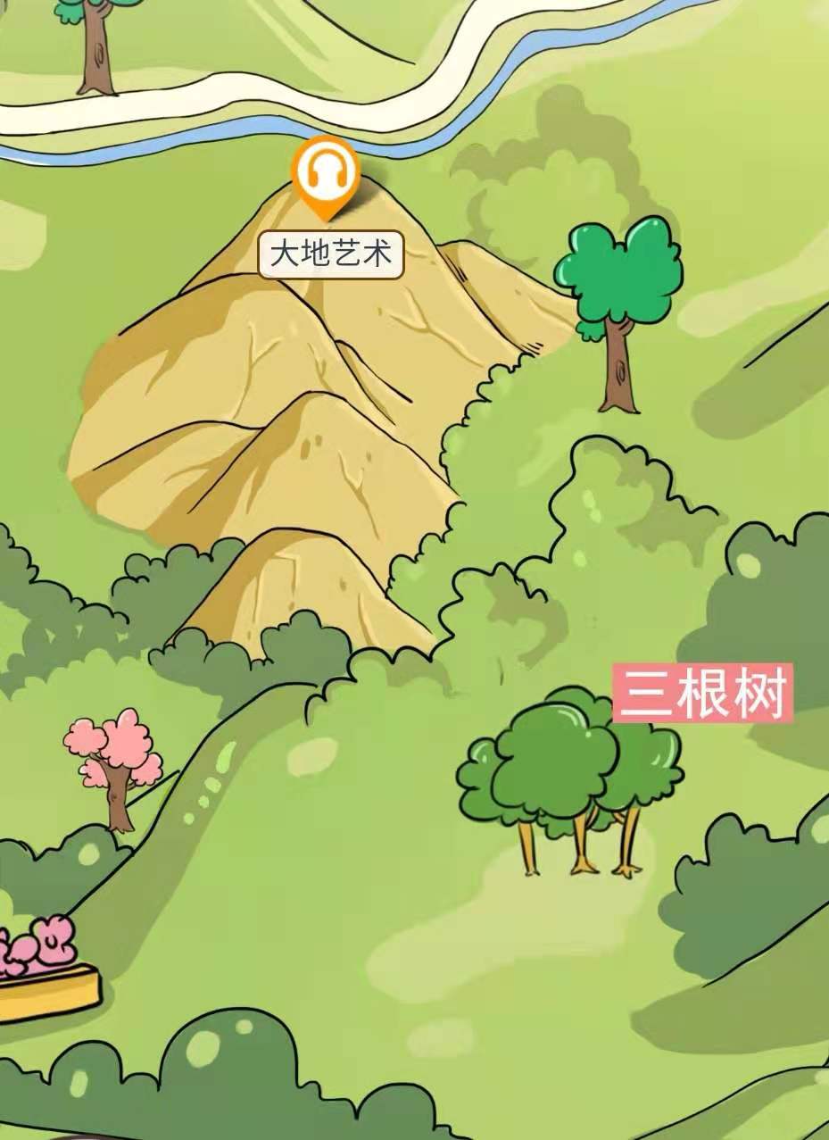 2021年重慶黃安壩草原手繪地圖，電子導(dǎo)覽，語音講解系統(tǒng)上線.jpg