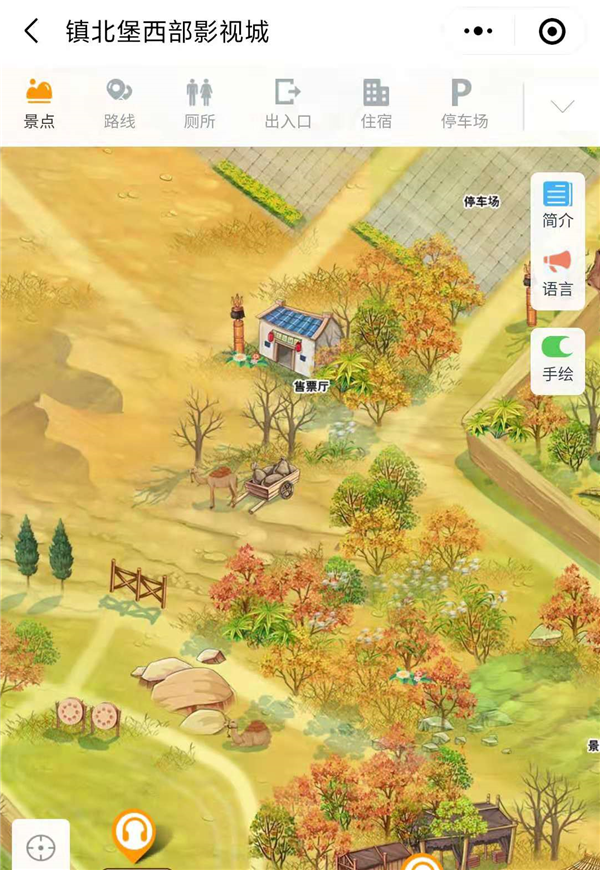 寧夏鎮北堡西部影視城4A景區手繪地圖、語音講解、電子導覽等智能導覽系統上線.png