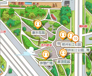 鄭州長(zhǎng)江公園電子導(dǎo)覽引導(dǎo)市民消閑鍛煉,公園電子導(dǎo)覽怎么收費(fèi).png